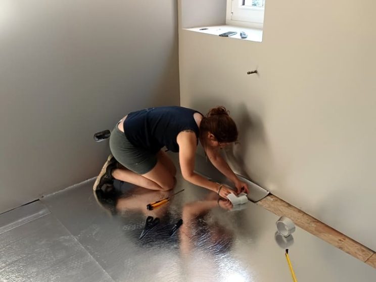 Gîte d'étape Molières - aménagement chambre double