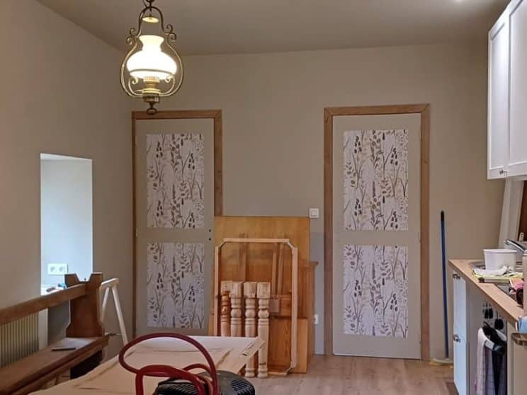 Gîte d'étape Molières - remise à neuf des portes