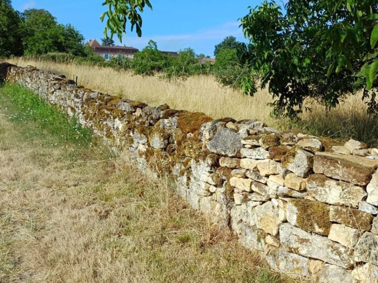 Murets de séparation à Molières : rue du Château